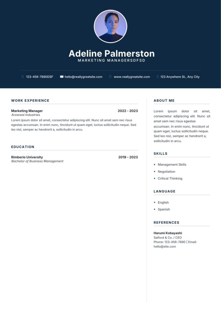 simple resume